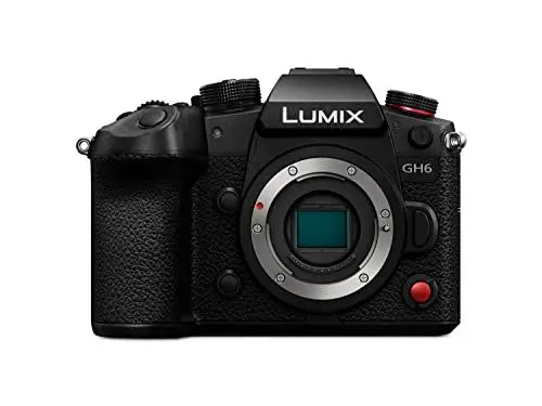 Produktbild: Panasonic LUMIX DC-GH6 Hybridkamera (25 MP, Dual I.S, OLED-Sucher, Kälte-/Staub-/Spritzwasserschutz) schwarz
