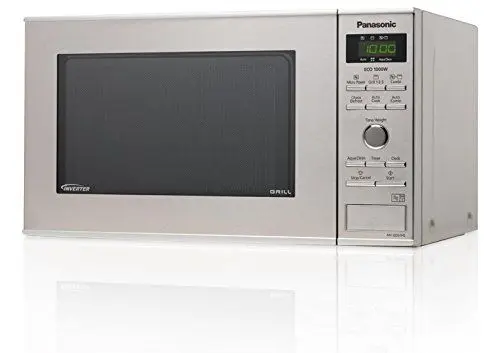 Produktbild: Panasonic NN-GD37HSGTG Mikrowelle mit Grill (1000 Watt, Inverter Mikrowelle, 23 Liter) edelstahl