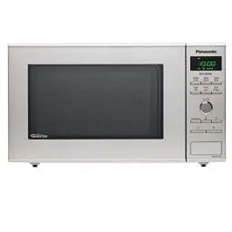 Produktbild: Panasonic NN-SD27HSGTG Mikrowellenherd mit Glasdrehteller, 23 l, 1000 W, 10 automatische Programme, automatisches Auftauen, 6 Leistungsstufen, Timer, digitales LED-Display, Edelstahl & Silber