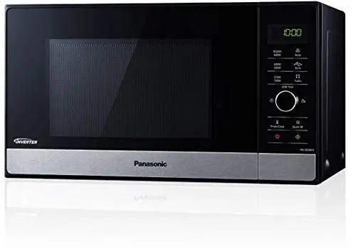 Produktbild: Panasonic NN-SD28HSGTG Inverter Mikrowelle (1000 Watt, Solo Mikrowelle, 23 Liter) edelstahl-schwarz
