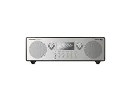 Produktbild: Panasonic RF-D100BTEGT Digitalradio im Retro-Design (Stereo Klang, DAB+, UKW Tuner, Netz- und Batteriebetrieb, Bluetooth, AUX) Braun/Silber
