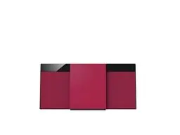 Produktbild: Panasonic SC-HC304EG-R Design-Stereo mit Digital DAB+ (Bluetooth, UKW, , CD, Micro- mit 20 Watt RMS) rot
