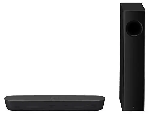 Produktbild: Panasonic SC-HTB254EGK 2.1 Soundbar System mit Subwoofer (Bluetooth, Dolby Soundbar, Multiroom Audio, HDMI ARC, 120 Watt RMS) schwarz