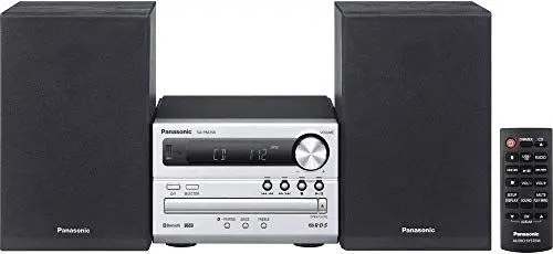 Produktbild: Panasonic SC-PM250EG-S Micro- mit HiFi-System (Bluetooth, CD, UKW , 20 Watt RMS) silber