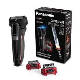 Produktbild: Panasonic Series 500 ES-LL41 Hybrid-Rasierer, 3in1-Rasierer zum Rasieren, Trimmen und Stylen, 2 Aufsätze, schwarz