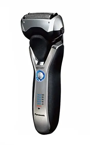 Produktbild: Panasonic Series 500 ES-RT67 Nass/Trocken-Rasierer mit 3 Scherelementen, ausschiebbarem Langhaarschneider, 5-stufige Akkuanzeige, Schwarz