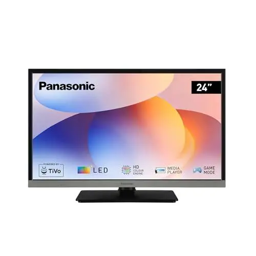 Produktbild: Panasonic TB-24S40AEZ, S40 Serie 24 Zoll HD LED Smart TV, 2024, TiVo, Google- und Alexa-Sprachsteuerung, Gaming-Modus, Media Player, HDR, HDMI, WLAN, für EIN außergewöhnliches visuelles Erlebnis
