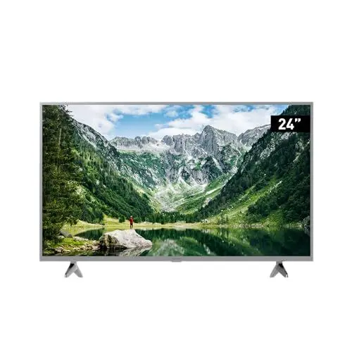 Produktbild: Panasonic TX-24LSW504 60 cm LED Fernseher (24 Zoll, HD Bright Panel, Media Player, HDMI, USB, Smart TV), Silber