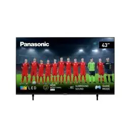 Produktbild: Panasonic TX-43LXW834 108 cm LED Fernseher (43 Zoll, 4K HDR UHD, HCX Processor, Dolby Atmos, Smart TV, Sprachassistent, Bluetooth, HDMI, USB), schwarz