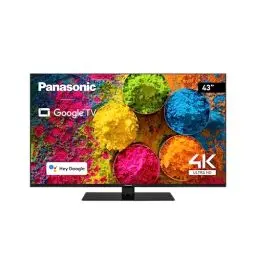 Produktbild: Panasonic TX-43MX700E, 43 Zoll 4K Ultra HD LED Smart 2023 TV, High Dynamic Range (HDR), Dolby Atmos & Dolby Vision, Google TV, Google Assistant, Chromecast, Mittelfuß, Schwarz