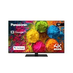 Produktbild: Panasonic TX-50MX700E, 50 Zoll 4K Ultra HD LED Smart TV, High Dynamic Range (HDR), Dolby Atmos & Dolby Vision, Google TV, Google Assistant, Chromecast, Mittelfuß, Schwarz