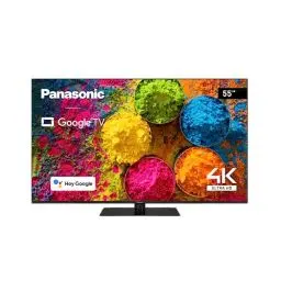 Produktbild: Panasonic TX-55MX700E, 55 Zoll 4K Ultra HD LED Smart 2023 TV, High Dynamic Range (HDR), Dolby Atmos & Dolby Vision, Google TV, Google Assistant, Chromecast, Mittelfuß, Schwarz