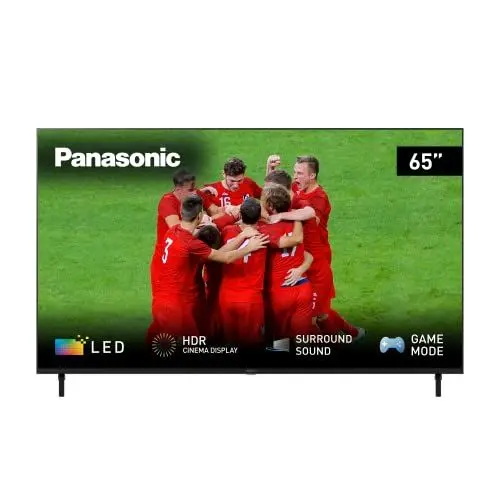 Produktbild: Panasonic TX-65LXW834 164 cm LED Fernseher (65 Zoll, 4K HDR UHD, HCX Processor, Dolby Atmos, Smart TV, Sprachassistent, Bluetooth, HDMI, USB), schwarz