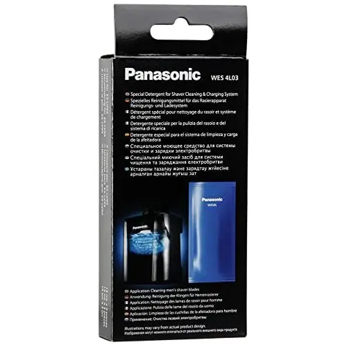 Produktbild: Panasonic WES4L03-803 Reinigungsmittel für ES-LS9A, ES-LV9U, ES-LV9Q, ES-LV9N, ES-LV97, ES-LV95 & ES-RT87 Elektrorasierer, 3er-Pack