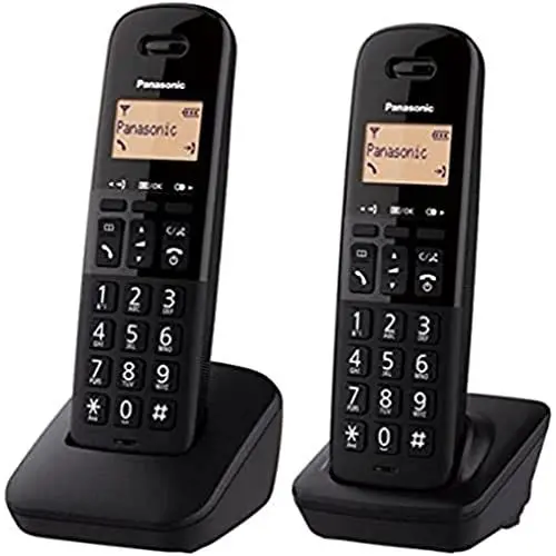 Produktbild: Panasonic (Wireless) Schnurloses Telefon Duo – KX-TGB612FRB – Schwarz