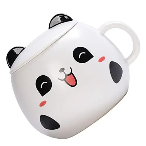 Produktbild: Zerodeko Kreativer Keramik-milchbecher Mit Panda-design Für Zuhause Büro Und Cafés Multifunktionale Wasser Und Teetasse Für Getränke