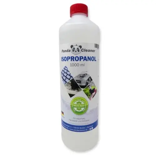 Produktbild: PandaCleaner Isopropanol/Reinigungsalkohol - 1000ml - Reinigungsflüssigkeit für Haushalt, Handwerk & Industrie - Mit Dosiervorrichtung