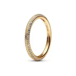 Produktbild: PANDORA Damen-Ring Goldfarben Pavé 169679C01-60 Ringgröße 60/19,1