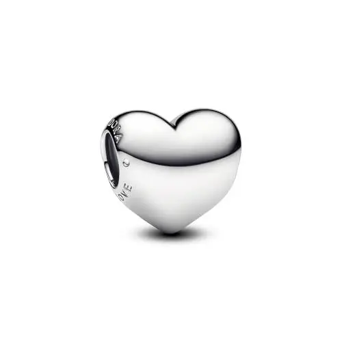 Produktbild: PANDORA Moments Be Love Gravierbares Herz Charm aus Sterling Silber, Kompatibel Moments Armbänder, 793439C00