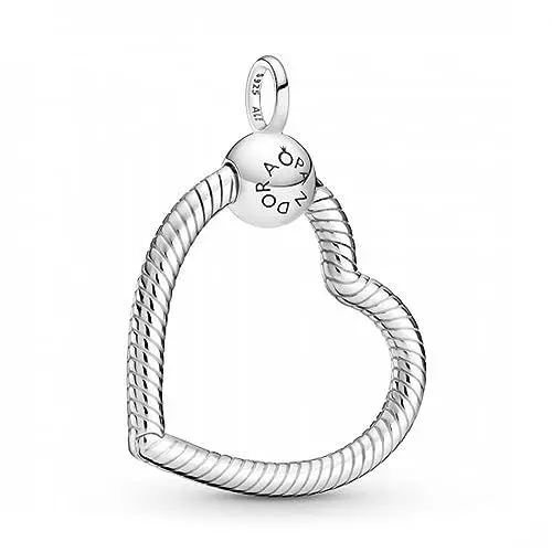 Produktbild: PANDORA Moments Herz O Pendant Kettenanhänger aus Sterling Silber, Breite: 26,1mm, 399384C00