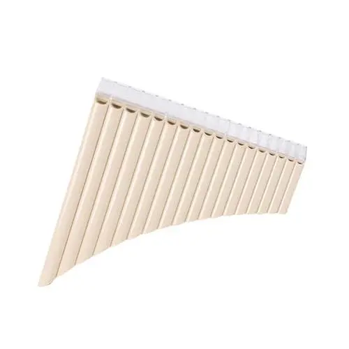 Produktbild: Panflöte 18 Pfeifen Panflöte C-Taste Panflöte Panflöten Blasinstrument Für Anfänger Mit Tragetasche(Beige)