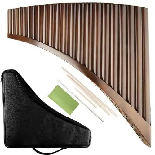 Produktbild: Panflöte G-Taste 22 Panflöte Panflöte Folk Holzblasinstrument Panflöte Naturwind Panflöte Handgefertigt(L,S-G)