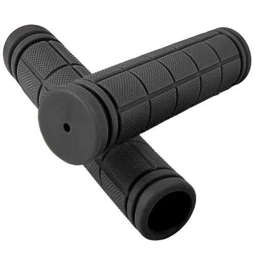Produktbild: pangdapengpeng 2 Stück Fahrradgriffe, Lenkergriffe Fahrrad 22mm,Gummi Ergonomische Griffe für Fahrräder für Mountainbike, Roller (Schwarz)