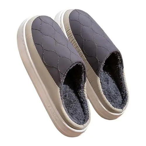 Produktbild: Pantoffeln Damen Pluesch Winter Plüsch Hausschuhe Hausschuhe Damen rutschfeste Sohle Hausschuh Fussbett Damen Warme Pantoffeln für Damen Hausschuhe 24 Hausschuhe Damen Kork Filzpantoffeln