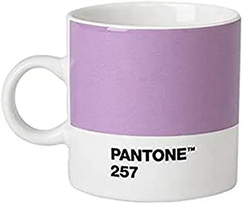 Produktbild: Pantone Espressotasse, Porzellan, Light Purple 257, 6.1 x 6.1 x 8.2 cm