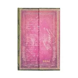 Produktbild: Paperblanks 12-Monatskalender 2024 Emily Dickinson, I Died for Beauty | Horizontal | Mini (100 × 140 mm)