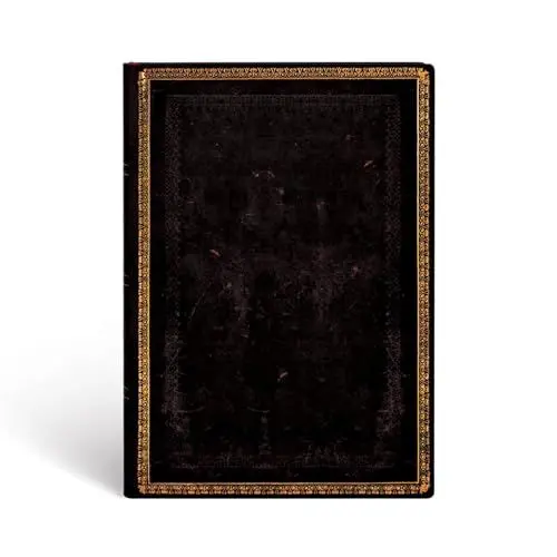 Produktbild: Paperblanks - Faux Leder schwarzes Marokkoleder - Notizbuch Midi Flexi Liniert - 176 Seiten, Midi (180 x 130)