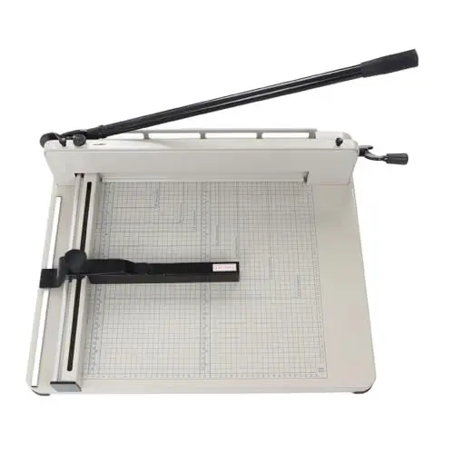 Produktbild: A3-Papierschneider, Guillotine-Papierschneider für Maximal 400 Blatt Kapazität, Multifunktions-Papierschneider, Manuelle Desktop-Papierschneidemaschine