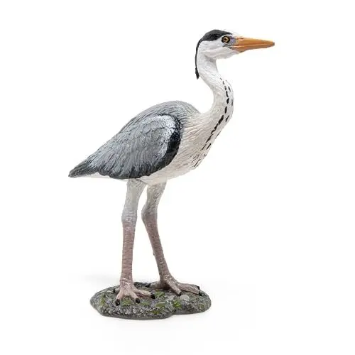 Produktbild: Papo - Handbemalte Figur – Die Wildleben-Reiher Asche-50274 – zum Sammeln für Kinder – Mädchen und Jungen – ab 3 Jahren