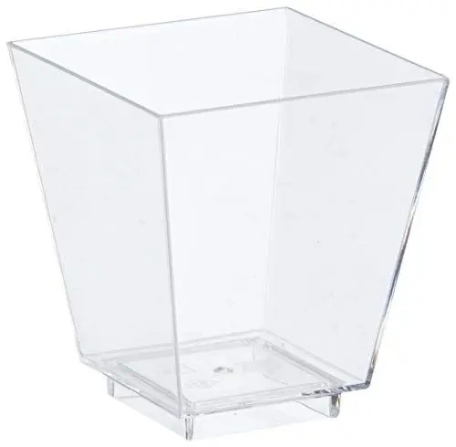 Produktbild: Papstar 19988 Fingerfood Schalen, Polystyrol, 5,0 x 4,5 x 4,5 cm, 50 Stück