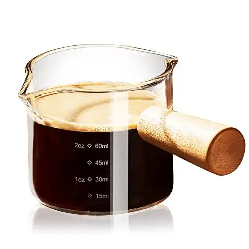 Produktbild: PARACITY Espressotassen, Glas-Messbecher mit Doppelausguss