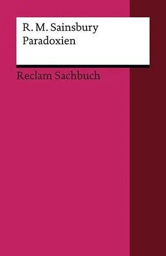 Produktbild: Paradoxien (Reclams Universal-Bibliothek)