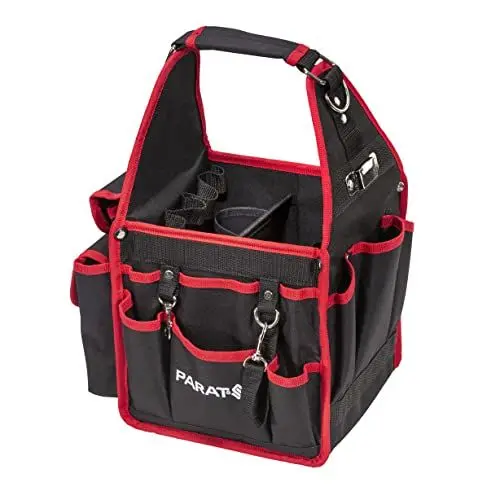 Produktbild: PARAT Werkzeugtasche Basic Tool Softbag S (für 30 Werkzeuge, Tasche inkl. 21 Einsteckfächer, 2 Zubehörtaschen, Reißverschlusstasche, Umhängetasche Nylon) 5990841991