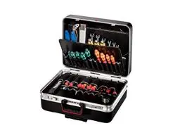 Produktbild: Parat Werkzeugkoffer SILVER KingSize Roll (Größe XL / Werkzeugtasche ohne Inhalt, rollbar, schwarz) 535500171