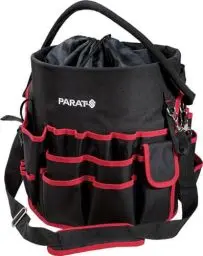 Produktbild: Parat Werkzeugtasche Basic Tool Bucket (für ca. 50 Werkzeuge, Steckfächer innen+außen, mit Schultergurt, ohne Inhalt) 5990831991