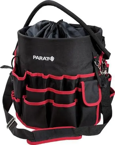 Produktbild: Parat Werkzeugtasche Basic Tool Bucket (für ca. 50 Werkzeuge, Steckfächer innen+außen, mit Schultergurt, ohne Inhalt) 5990831991