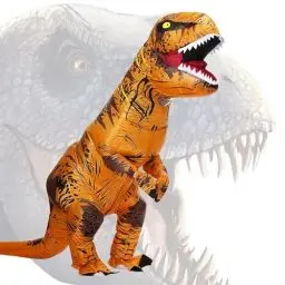 Produktbild: PARAYOYO Aufblasbare Dinosaurier kostüm Aufblasbare Trex Kostüm Erwachsene Dino kostüm Halloween Karneval Party Tyrannosaurus Rex Anzug Männer Frauen