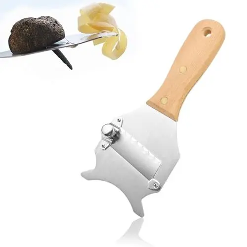 Produktbild: PARFCO Trüffelreibe, Edelstahl Trüffel Hobel, Verstellbare Dicke, Edelstahl Trüffel Käsehobel, Haus Käsereibe, für Schneiden Trüffel, Schokolade, Käse