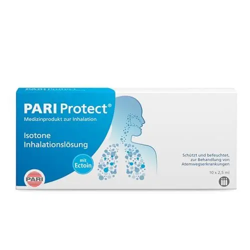 Produktbild: PARI ProtECT Inhalationslösung mit Ectoin bei Atemwegserkrankungen, 25 ml Lösung