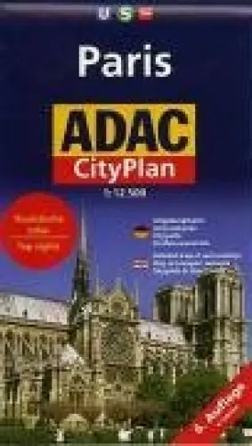 Produktbild: Paris: 1:12500: Touristische Infos. Umgebungskarte, Liniennetzplan, Cityguide, Straßenverzeichnis (ADAC Stadtpläne)