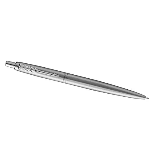 Produktbild: Parker Jotter XL Kugelschreiber | Monochrome Edelstahl | mittlere Stiftspitze | blaue Tinte | Geschenkbox