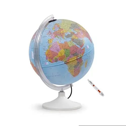 Produktbild: Parlamondo I: Interaktiver Globus mit Audio-Stift und Ladekabel (Interaktiver Globus mit Hörstift)