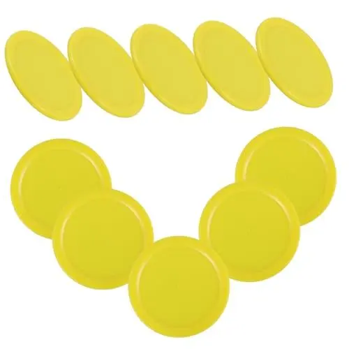 Produktbild: Parliky Tischhockey-Pucks 10er-Pack Eishockey-Pucks Für Air-Hockey-tische Plastik-Pucks Hockey-spielzubehör Desktop-Hockey