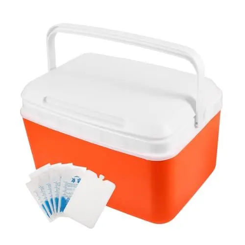 Produktbild: Parliky -Lunchbox Mit Griff Isolierte Kühlbox Für Den Außenbereich Auslaufsicher Kühlkorb Für Picknick