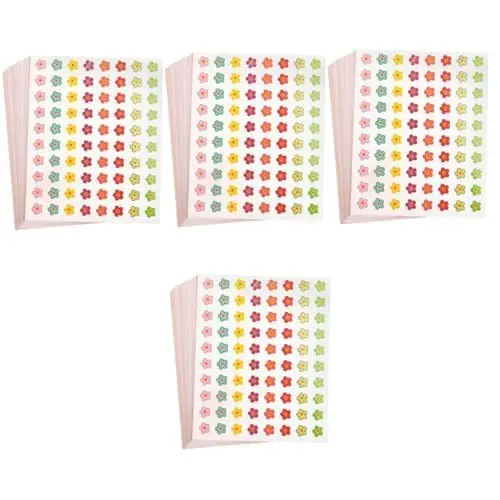 Produktbild: Parliky 200 Blatt Blumen-Belohnungsaufkleber kleine Blumenaufkleber Aufkleber für Kindergartenkinder aufkleber kinder stickers for schöne kindersticker Mini-Belohnungsaufkleber Papier
