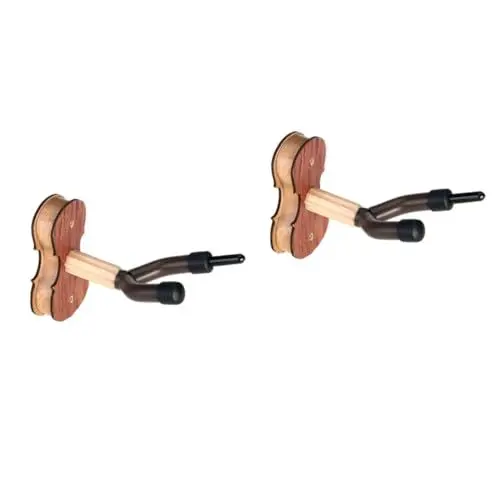 Produktbild: Parliky 2 Stücke Holz Violine Halterung Aufhänger Sichere Unterstützung Für Violine Für Praxis Zimmer